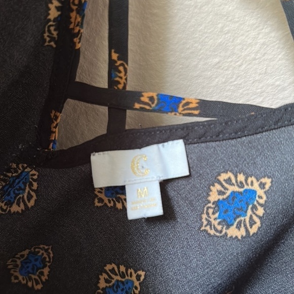 Black Kimono Sleeve V Neck Dress - Picture 7 of 9